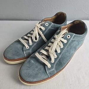Allen Edmonds Mens Porter Derby Blue Suede Lace Up Sneakers 9D Business Casual
